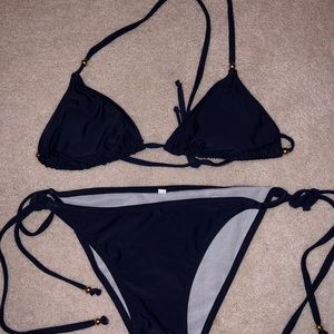 zaful bikini navy color